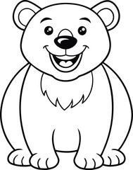 cute-cartoon-bear--black-and-white-line-drawing--h.eps