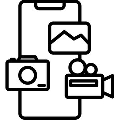 Content Creation Line Icon
