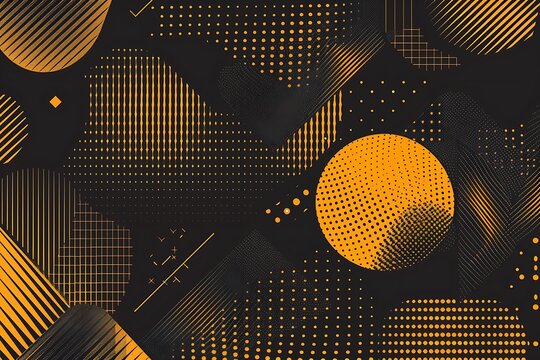abstract beautiful pattern and color combination background, An abstract composition of geometric shapes and patterns, Vector abstract graphic design banner pattern background.