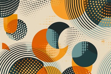 abstract beautiful pattern and color combination background, An abstract composition of geometric shapes and patterns, Vector abstract graphic design banner pattern background.