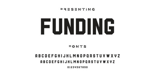 Creative geometric modern urban alphabet font. Digital abstract futuristic, fashion, sport, minimal technology typography.