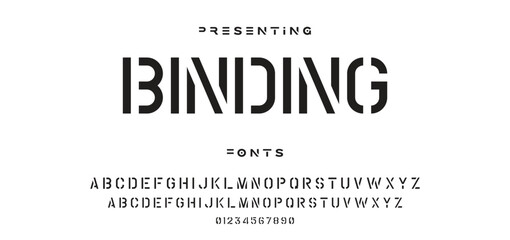 Creative geometric modern urban alphabet font. Digital abstract futuristic, fashion, sport, minimal technology typography.