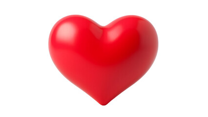 Fototapeta premium LOVE heart icon isolated on transparent background.