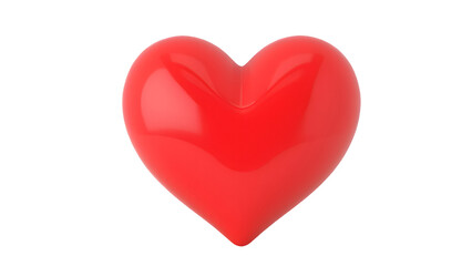 Fototapeta premium LOVE heart icon isolated on transparent background.