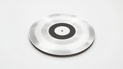 Vinyl or cd album cover. Old music record plastic overlay. Retro rough sleeve wrap. Abstract transparent texture for disc with wrinkle graphic set. White band subtle mock up template element vector