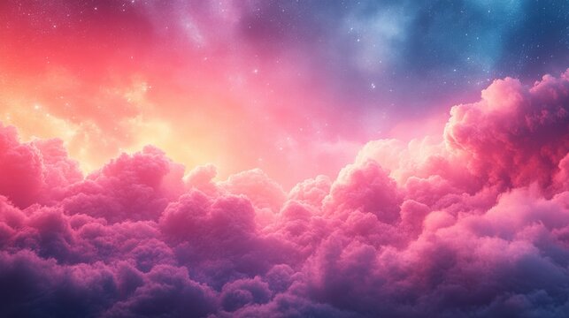 abstract animation fly through clouds modern background motion design seamless looped vide