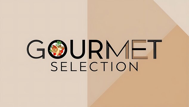 Gourmet Selection Food Illustration Design