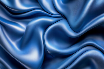 Stunning Blue Silk Fabric Texture