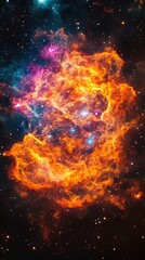Stars and nebula in outer space, constellation galaxy in universe, cosmos background. space background. Ultra realistic. Photorealistic