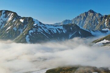 Fototapeta premium 初夏の立山連峰・剱岳