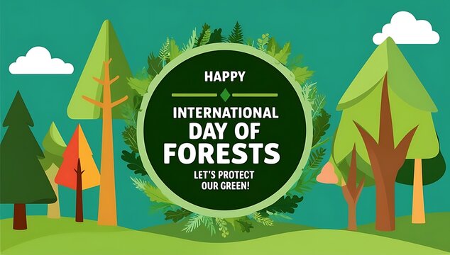 Happy International Day of Forests Lets Protect Our Green - Powered by Adobe