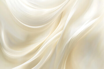 Fototapeta premium Delicate Cream Fabric Texture Background