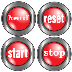 buttons for web vector