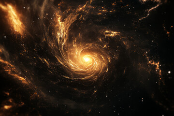 Obraz premium Black Hole, Gravitational Pull, Hot Gas, High-Energy, Cinematic