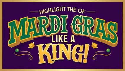 Mardi Gras Celebration Like A King