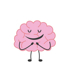 Brain Mental Health Illustration