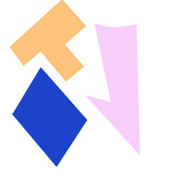 Abstract futuristic shapes