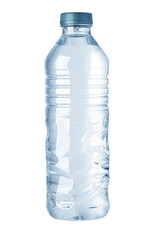 Small plastic water bottle