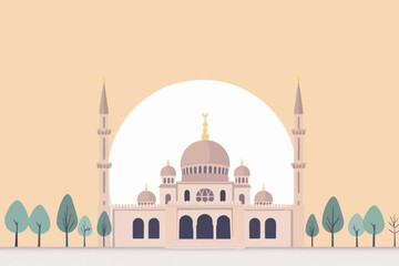 mosque, architecture, religion, dome, india, minaret, monument, landmark, culture, islam, ramadan, outdoors, illustration, celebration, vector, isolated, symbol, flat, silhouette, temple,
