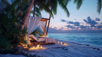 Beachside Spa Retreat Setup