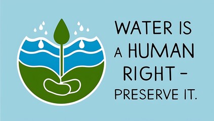 Water is a human right preserve it