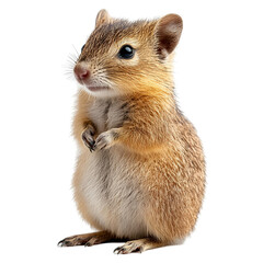 Fototapeta premium Angled view full body shot of an extremely perfect looking single Bandicoot animal isolated on a white transparent background
