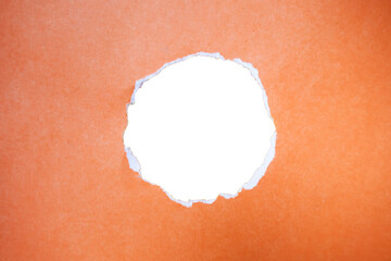 hole in paper