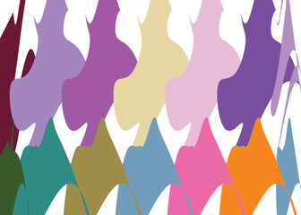 human society modern psychology abstract vector illustration , horizontal background