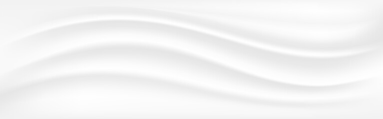 Gray gradient background for web trend design, beautiful white waves. Template for wedding card and invitation.	