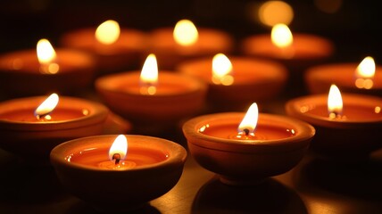 Festive celebration of diwali india closeup photography traditional setting warm glow cultural significance