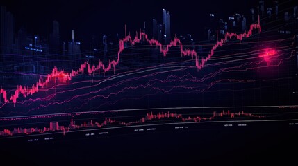 Dynamic Financial Market Data Visualization with Candlestick Charts
