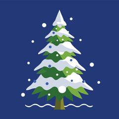 abstract christmas tree