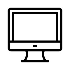 Monitor line icon