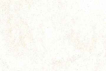 Gold texture pattern on transparent background. Old paper surface. Light golden confetti. Yellow Illustration backdrop. PNG design element.