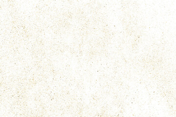 Gold texture pattern on transparent background. Old paper surface. Light golden confetti. Yellow Illustration backdrop. PNG design element.