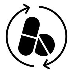 Medicine Recycle Icon