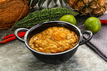 Indian cuisne - Chicken massala with sauce