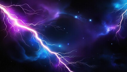 lightning in the sky