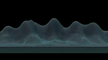 Waves of abstract gold. For greeting cards and gift vouchers, a shimmering golden moving line design element with a glitter effect on a dark background is used.