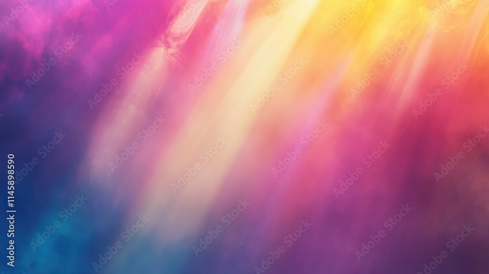 Poster abstract colorful light with gradient.