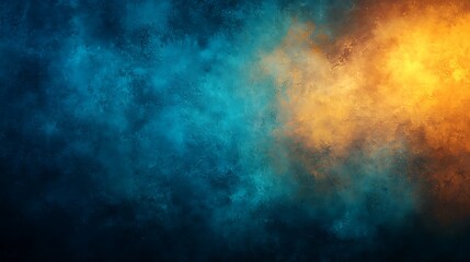 Obraz premium Abstract blue and orange smoky texture background.