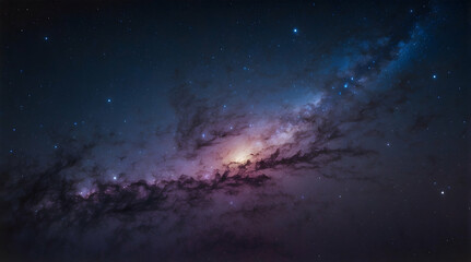 Fototapeta premium Majestic Milky Way Galaxy in Deep Space