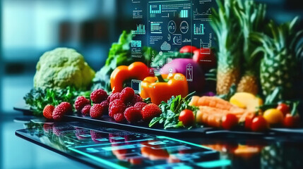 Futuristic AI-Driven Personalized Diet Plans: A digital platform that provides personalized diet recommendations based on AI analysis of health data.