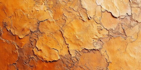 Fototapeta premium Abstract background showcasing a rustic orange terracotta texture, incorporating unique shadows that enhance the abstract visual appeal, perfect for various creative projects involving abstract
