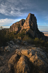 Beautiful mountain landscape and sky