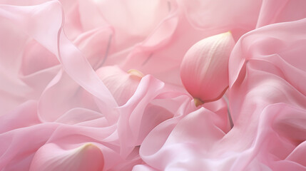 Fototapeta premium A water drop clings to the pistil of a cyclamen persicum blossom against blurred background