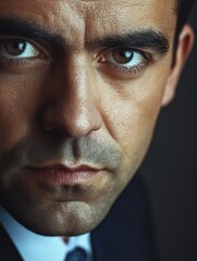 Fototapeta premium Businessman close-up portrait
