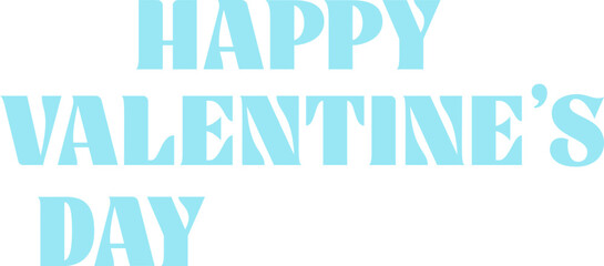 Lettering happy valentine's day