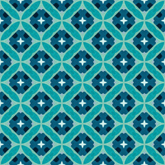 Mediterranean Style Abstract Seamless Diamond Tile Pattern Background Design