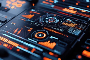 Obraz premium Strategic data analytics for future business intelligence needs